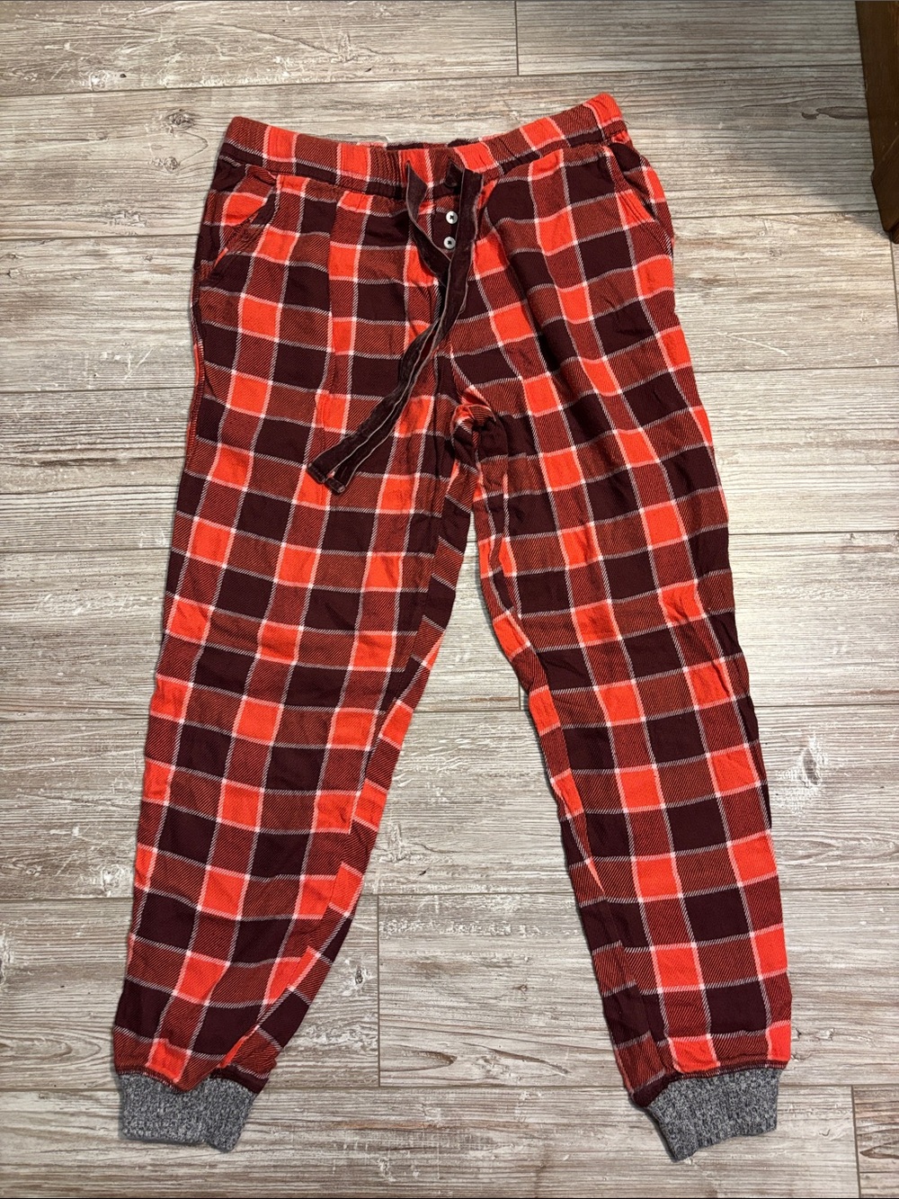 aerie Plaid Jogger Pajama Pants size small